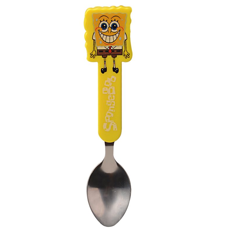 قاشق غذاخوری کودک مدل sponge bob کد el 023